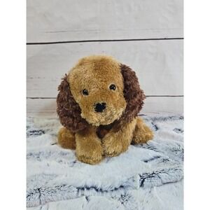 Tesco Plush Dog Stuffed Animal Toy Brown Tan Soft Cuddly Puppy